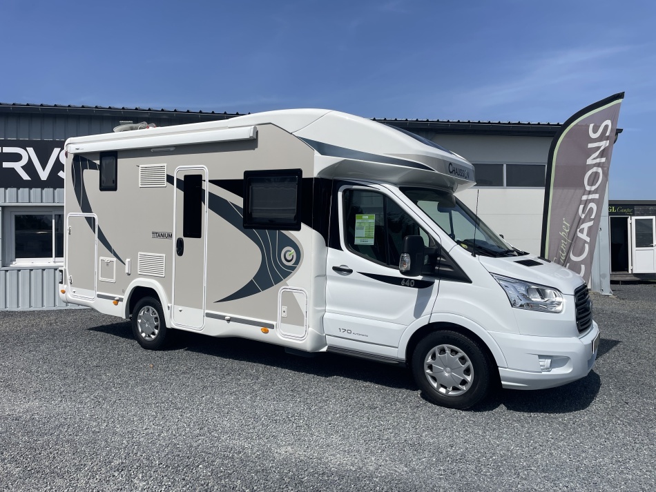 camping car CHAUSSON TITANIUM 640 mod&egrave;le 2019